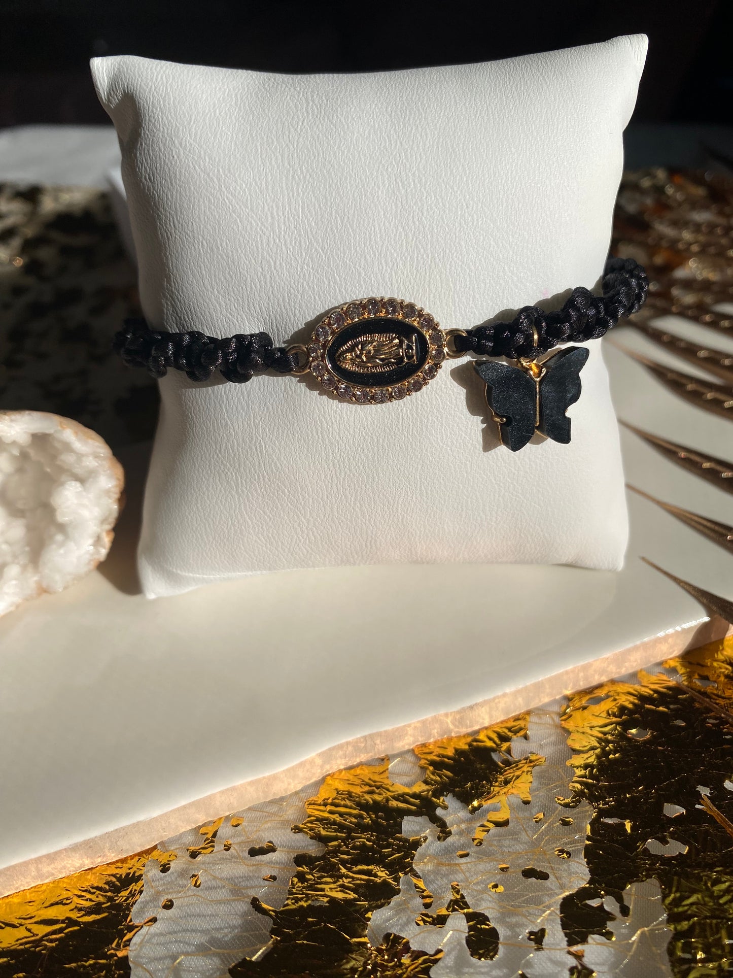 Virgencita butterfly bracelet