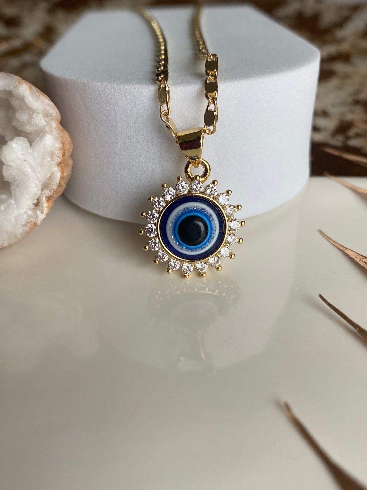 Evil eye necklace