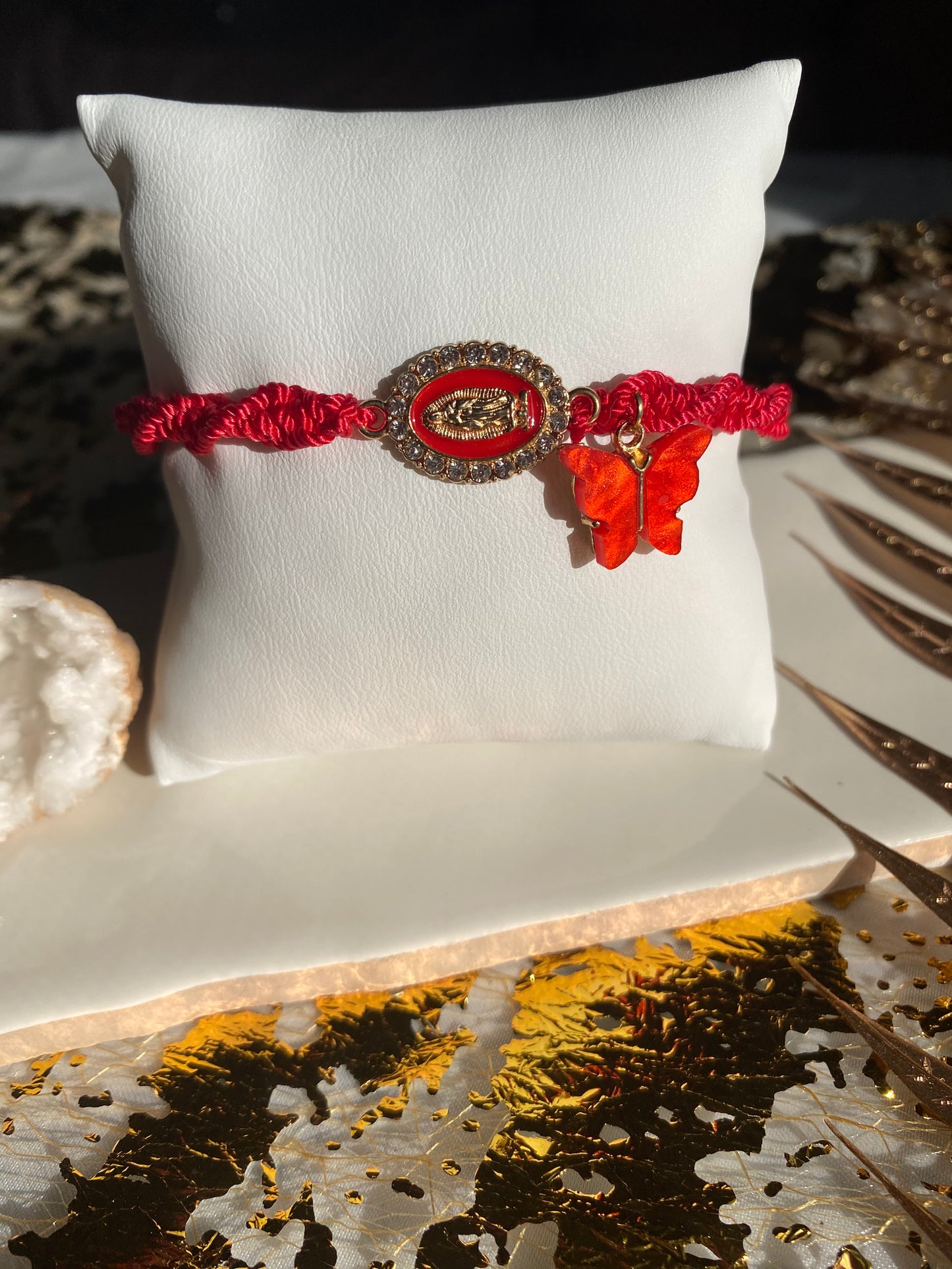 Virgencita butterfly bracelet