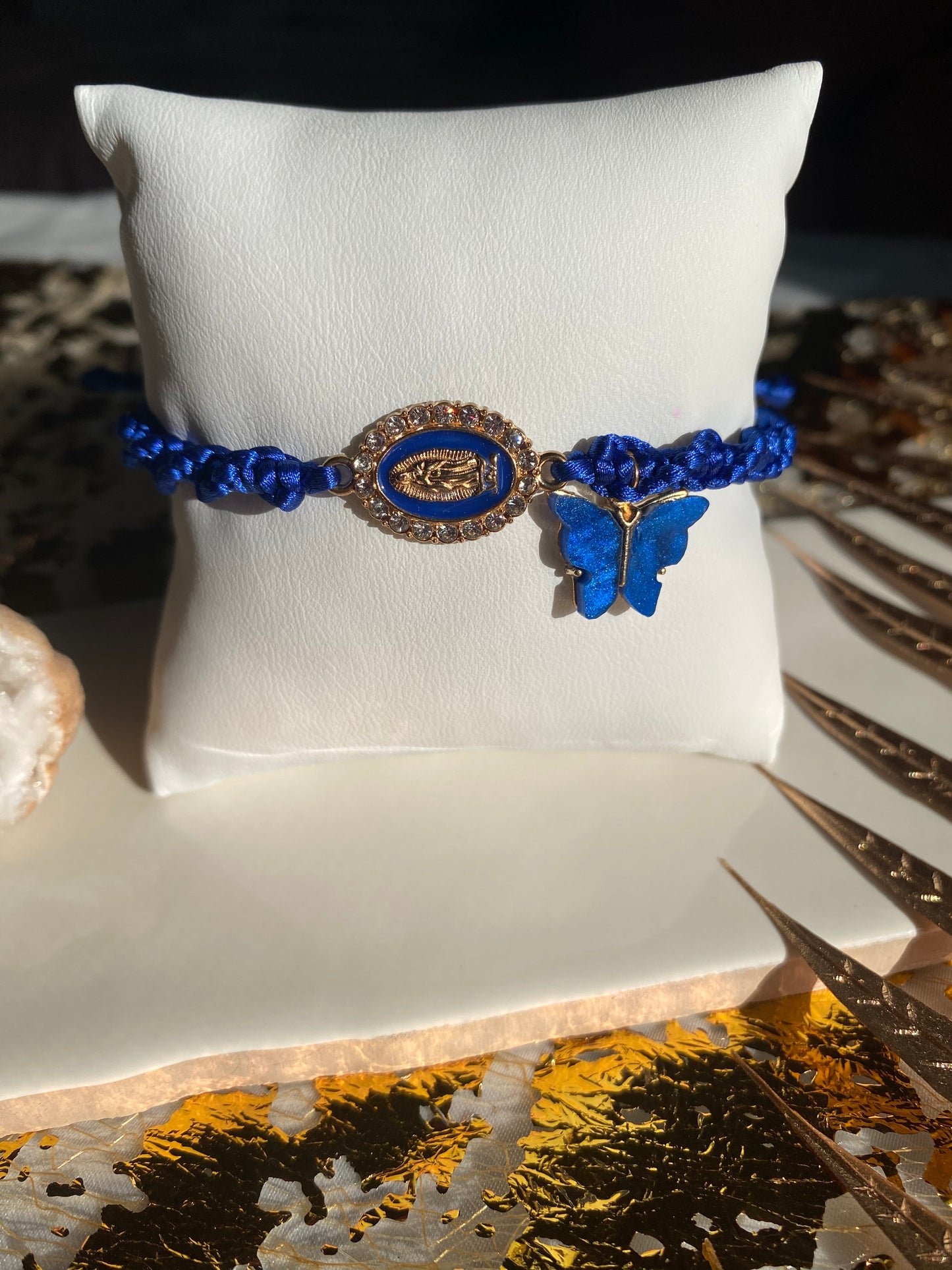 Virgencita butterfly bracelet