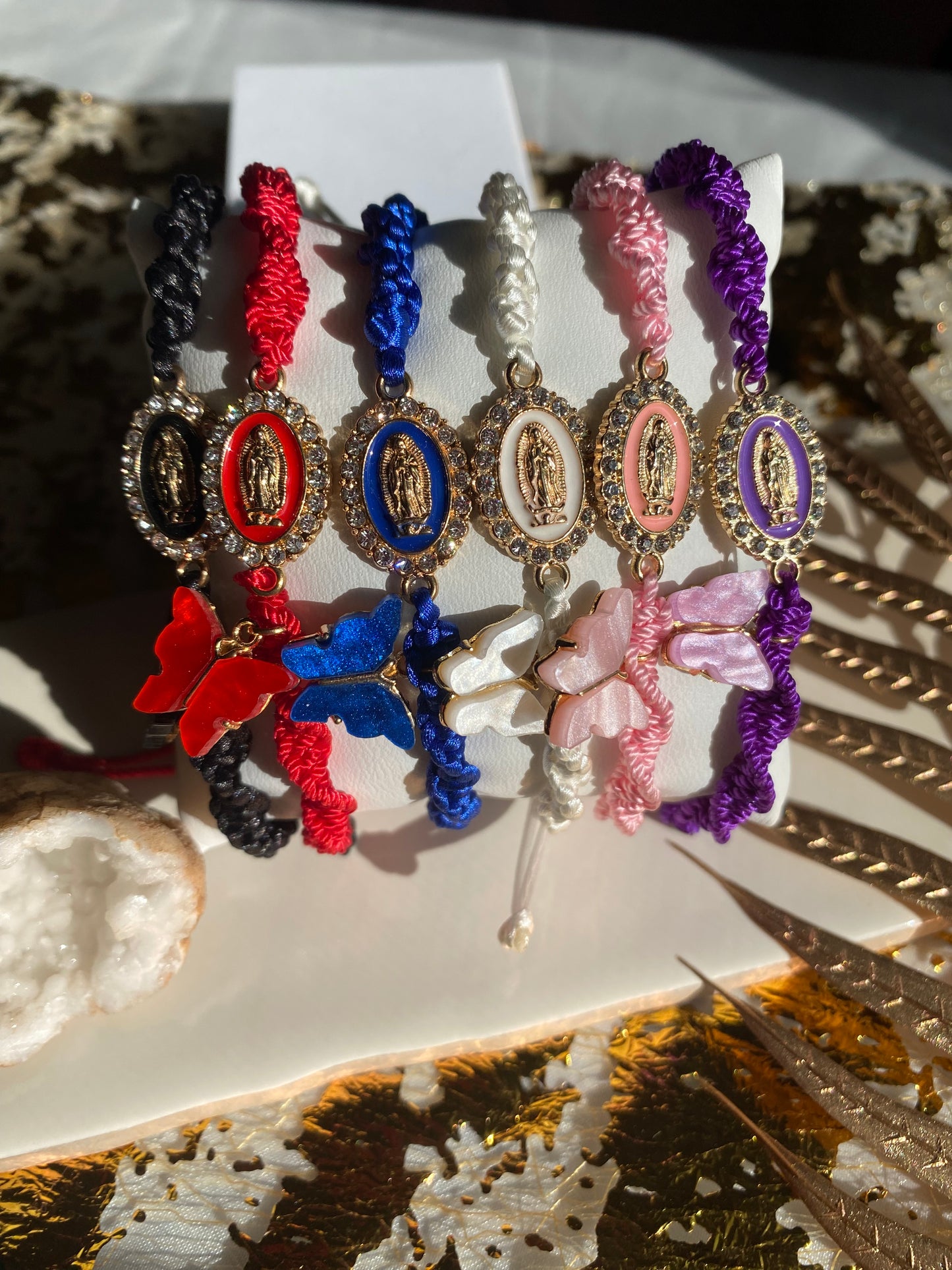 Virgencita butterfly bracelet