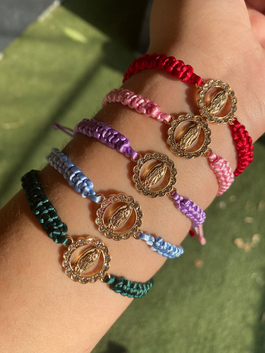 Handmade virgencita bracelets